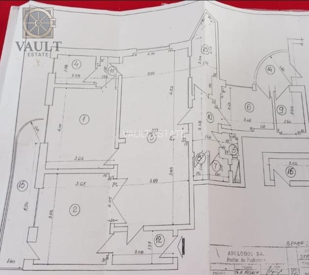 Apartament 4 camere - CENTRALA PROPRIE - zona UNIVERSITATII  - 6