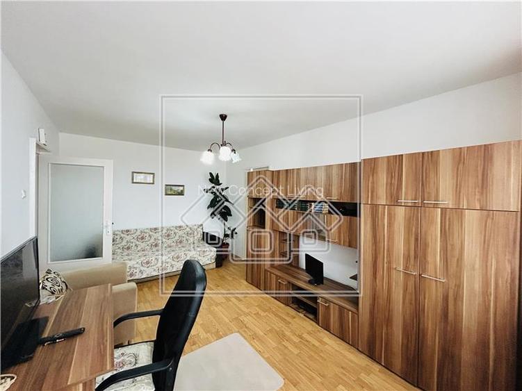 Apartament de vanzare in Sibiu - 2 camere si balcon - mobilat - 4