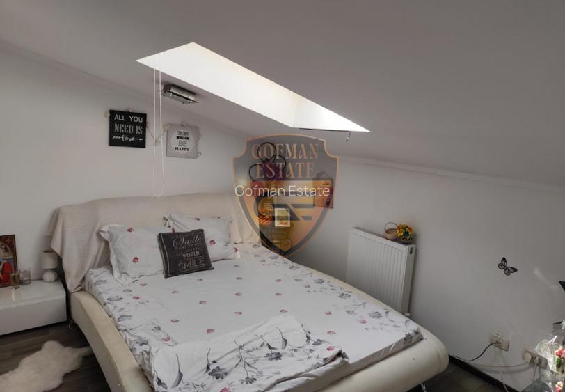 Apt duplex, 3 camere, Poarta 6, 60 mp, parcare, mansarda 2014, centrala gaz, A/C - 12