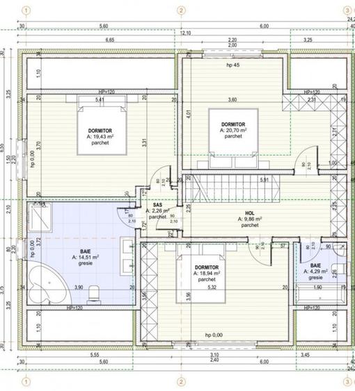 Casa cu birou la parter si incalzire in pardoseala  - 4