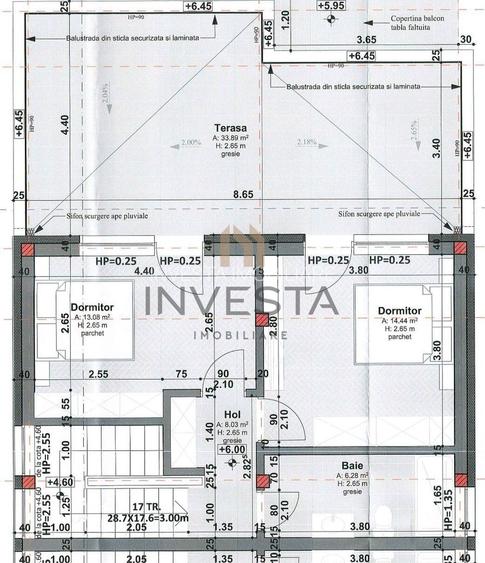 Apartament in vila! 4 camere suprafata utila 115 mp! Terasa de 34 mp! - 2