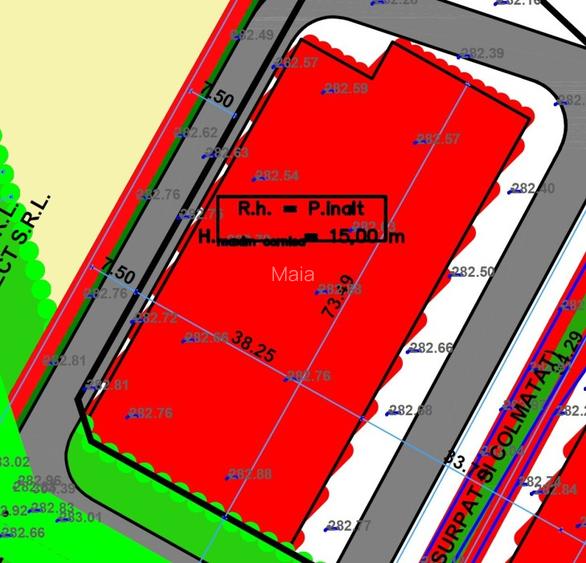 Teren in zona comerciala | Vama Pitesti |  S: 12.000 mp | Deschidere 65m | Autos - 7