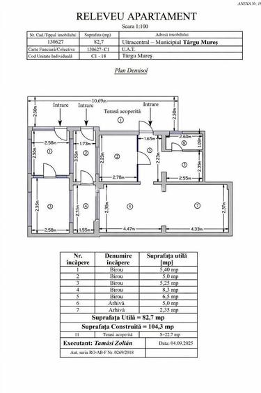 Clădire ultracentrală – Târgu Mureș, str. Mihail Kogălniceanu - 7