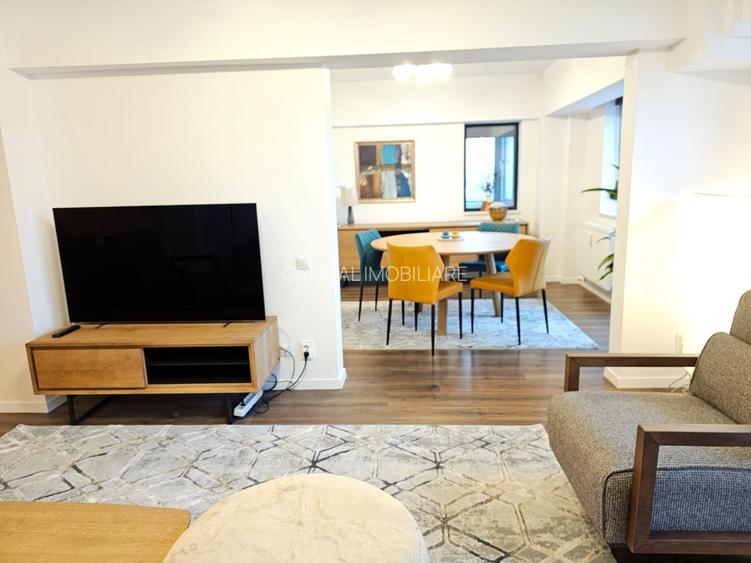 Duplex luxos 3 camere, 130 mp, complet mobilat pretabil birou - 11