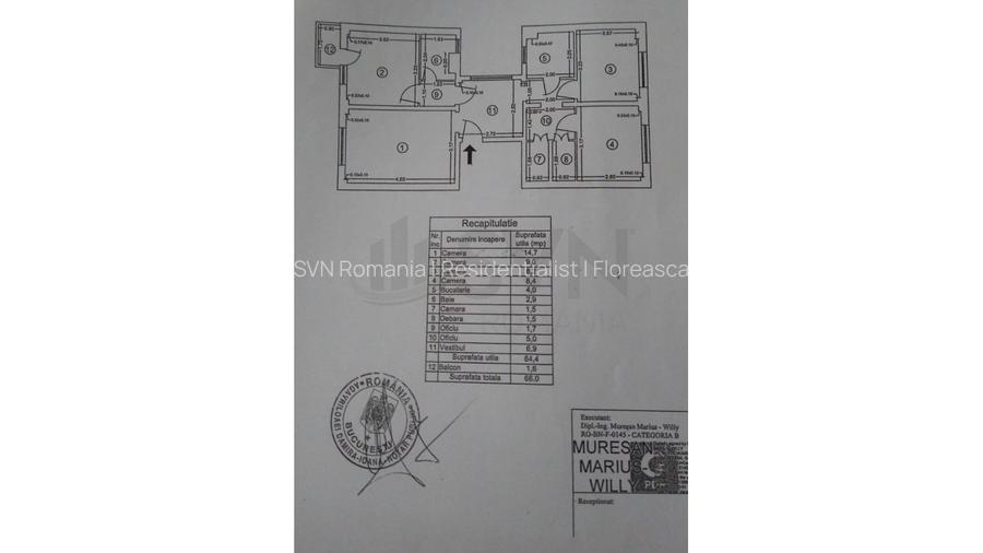 REA1022884 Apartament 4 camere I Tei. - 10