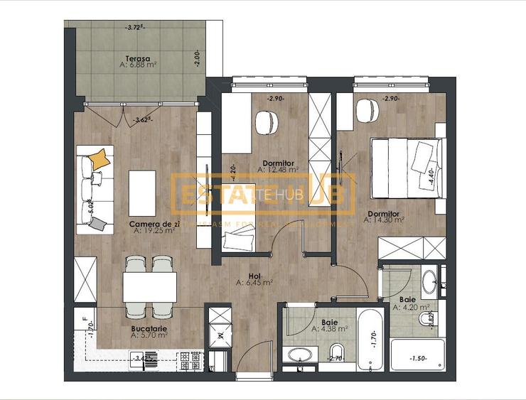 Apartament 3 camere | The Nest | Comision 0% - 3
