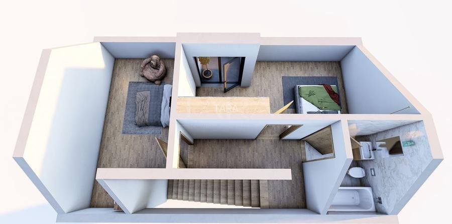 Apartament 100 mp, etaj si mansardă, cu grădină și parcare, Someșeni. - 3