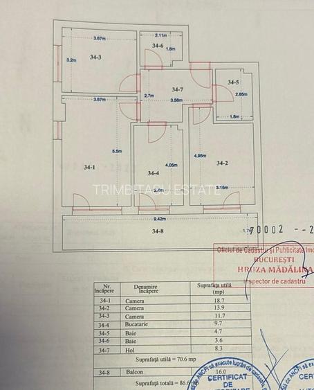 Apartament superb 3 camere Pallady | Mobilat si Utilat Complet Parcare - 1