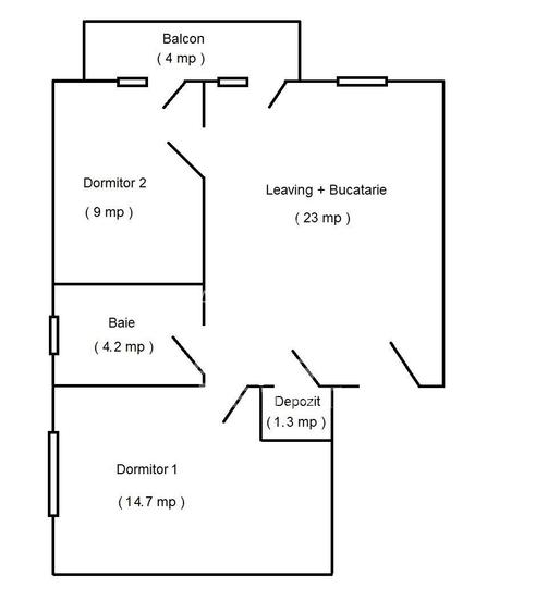 Apartament cu 3 camere, mobilat, cu gradina, in vatra satului Giroc - 10