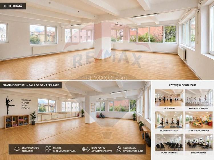 330 mp open-space | ideal fitness / educatie / birouri - 5
