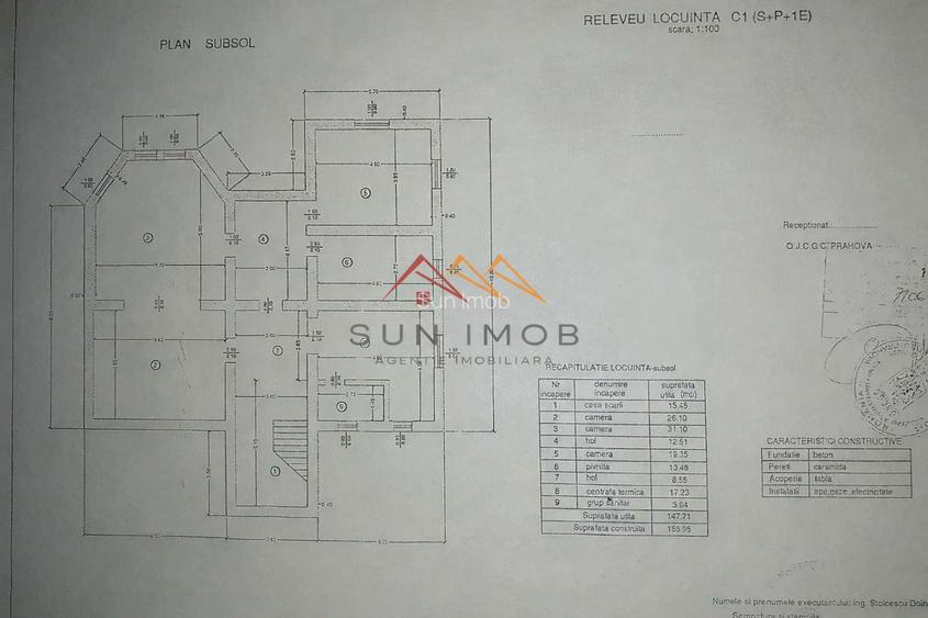 Vila D+P+E+M, teren 1950 mp, suprafata utila 621 mp, Campina, Prahova - 6