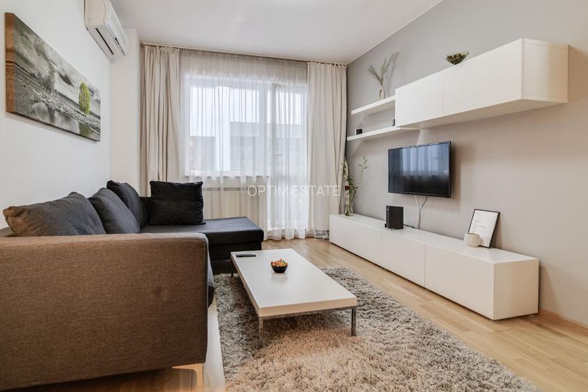 NOU! Studio DUBLU, spatios 45 mp, mobilat si utilat, Baneasa! - 2