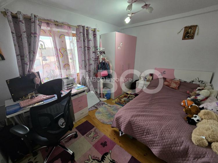 Casa mobilata de vanzare 150 mpu teren 450 mp garaj Piata Cluj Sibiu - 18