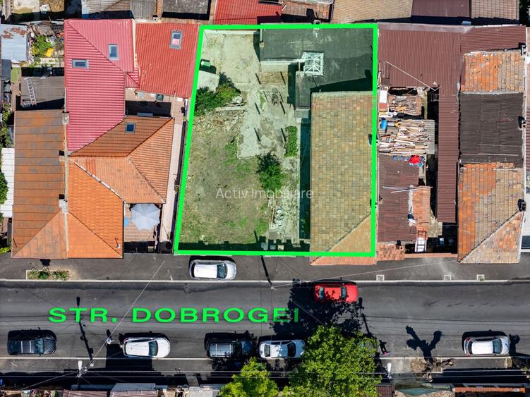 Teren 339 mp, orientare Sud | Deschidere 17,69 m | Str Dobrogei nr. 42 - 4