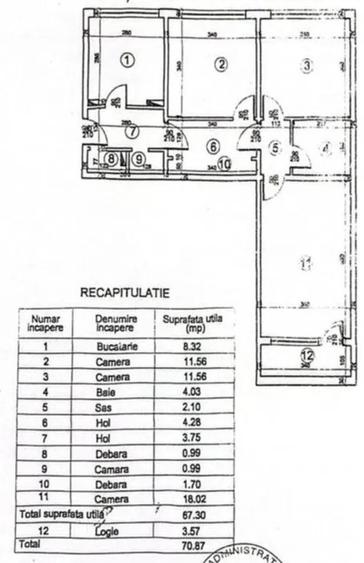 Berceni - Turnu Magurele - Apartament 3 camere decomandat - 7