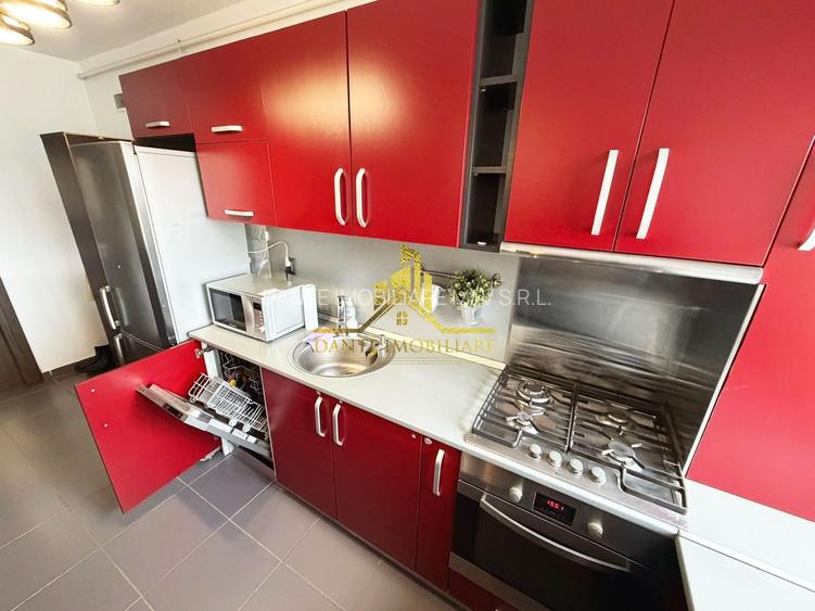 2 camere, spatios, mobilat modern, bloc nou, balcon, zona VIVO - 3