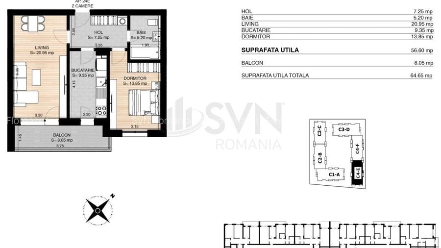 REA1027888 Apartament 2 camere NOU l Pipera l Miluna Rezidential - 3