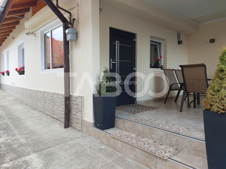 Casa 109 mp 4 camere pivnita terasa loc parcare curte comuna Cisnadie - 21