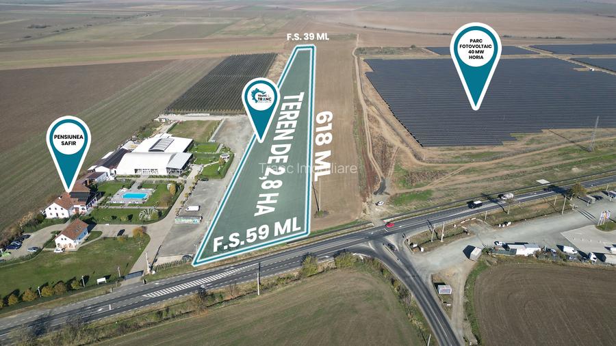 Teren de 2,8 ha pretabil dezvoltare industriala, horeca sau fotovoltaice - 3