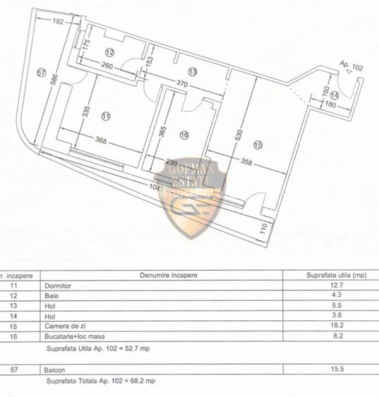 2 camere Tomis Nord Tomis Tower Campus parcare subteran et 13/15 lift, gaze, A/C - 12