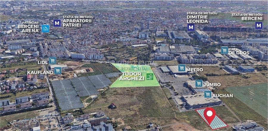 Teren de 5000 mp, Auchan Berceni,Sect 4, ideal dezvoltare rezidentiala - 2