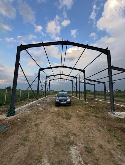 Vand teren intravilan 2000 mp, deschidere DJ602, constructie hala începuta - 14