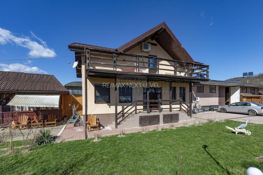 Casa / Vila cu 8 camere de vanzare+multiple constructii, teren,Luncani - 3