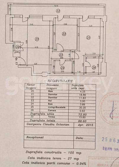 Apartament luminos cu 3 camere | vedere libera - 1