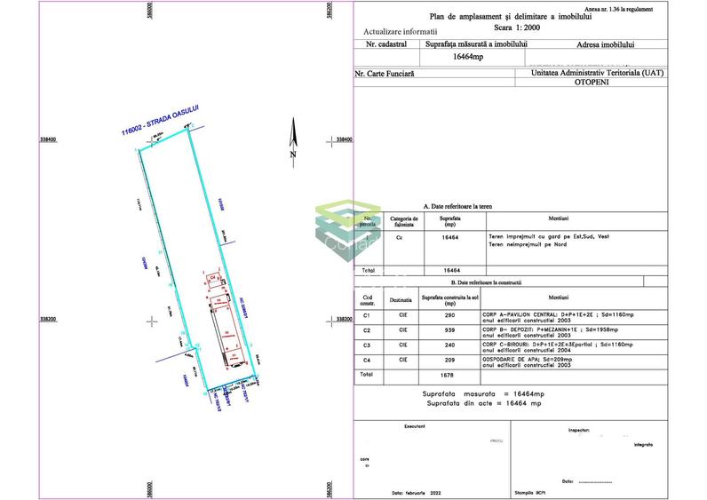 Spatiu birouri si hala Otopeni zona pasaj DNCB  Lukoil BMW - 1