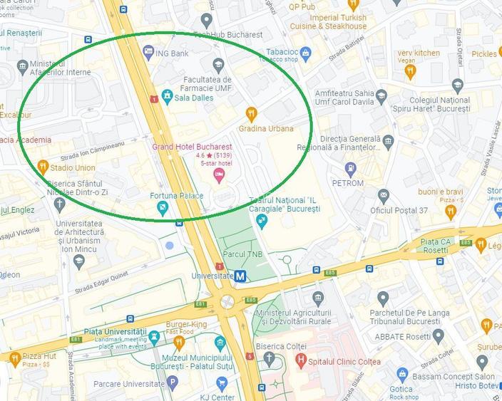 Ultracentral-Universitate , teren cu PUZ aprobat! - 2