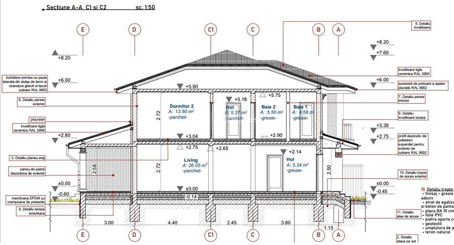 Sacalaz - Duplex(P+E) - Su:120mp - 3  minute de Timisoara - 12