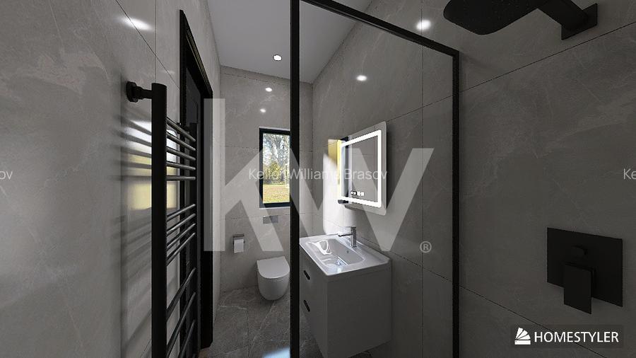 Casa individuala cu vedere spre munte in localitatea Cristian - 13