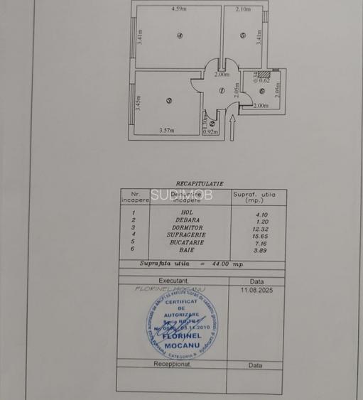 Metrou Eroii Revolutiei 2 camere mobilat si utilat. - 2