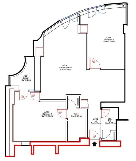 Apartament de vanzare 3 camere Ultracentral - Unirii, Bucuresti 74.5 mp - 1