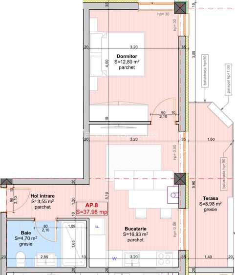COMISION 0% | 2 camere - terasa | 2 locuri de parcare - 13