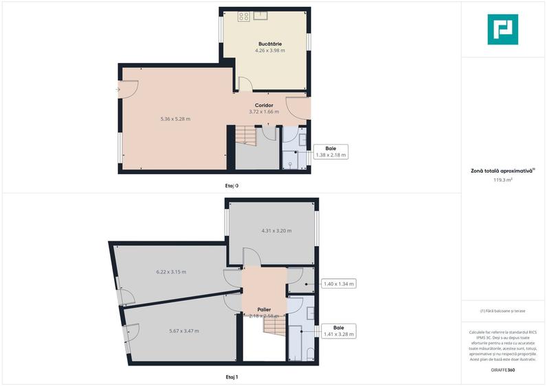 Duplex Parter+Etaj în Urseni - 13