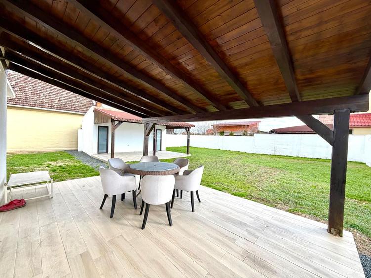 1100 e/ mp - Casa individuala  - 700 mp teren - la asfalt - Sacalaz - 19