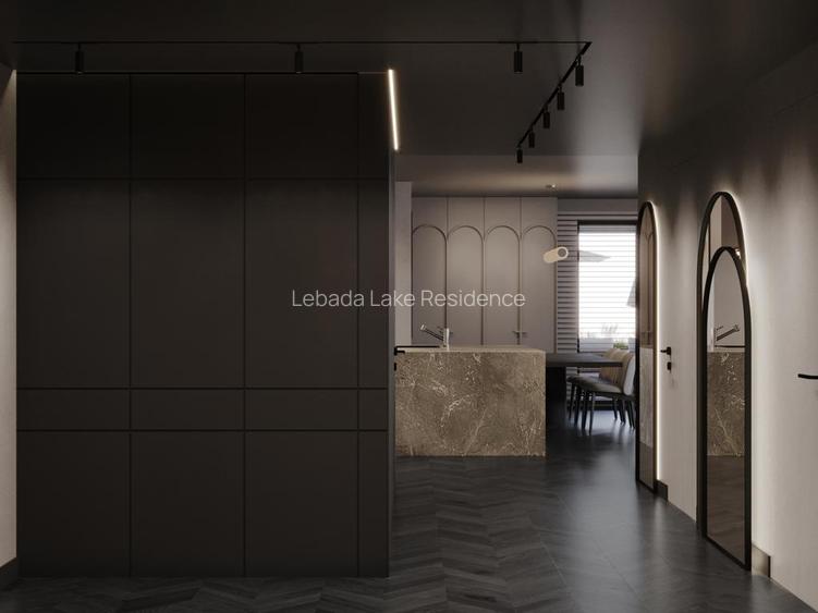 Penthouse 4 camere pe malul lacului cu terasa de 100mp Lebada Lake Residence - 8