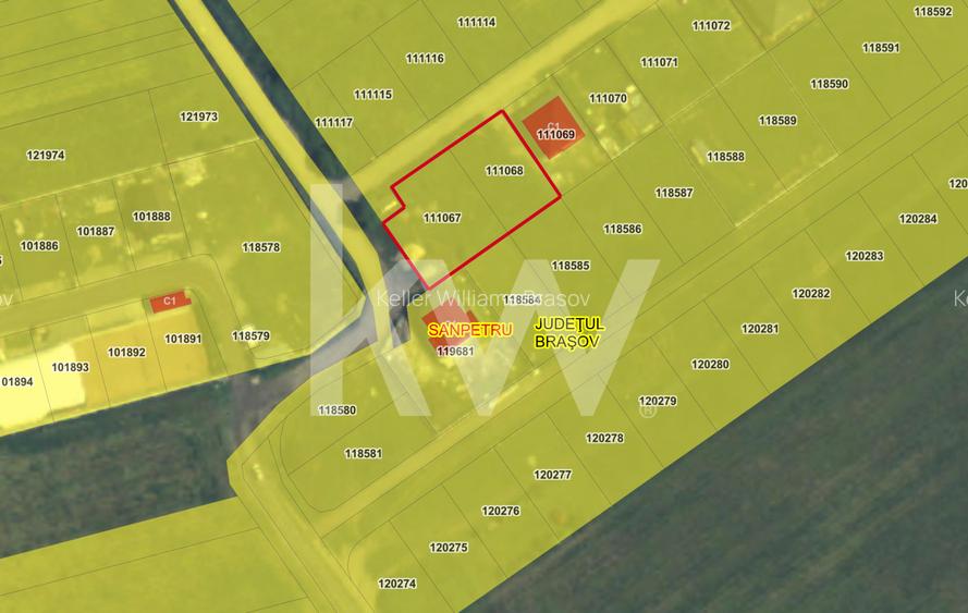 Teren intravilan construibil, utilități complete Str. Cetății - Comision 0 - 14