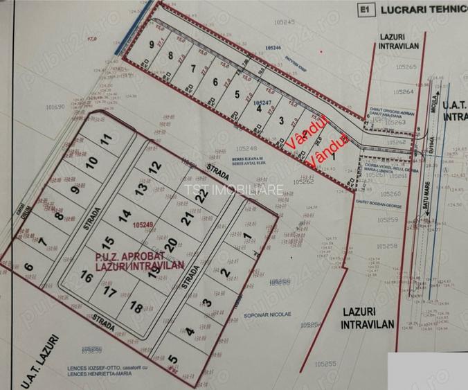 Teren intravilan de vânzare – Zona Aquastar / Str. Gorunului – 406 mp - 4