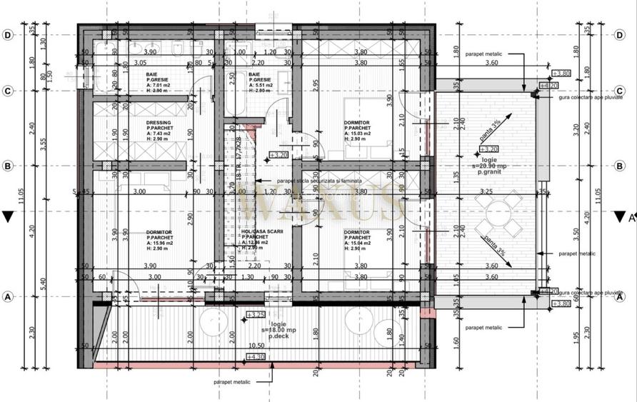 Vila de Lux - SU 172MP | ST 620MP | Terase 90MP - Popești | Baciu - 7