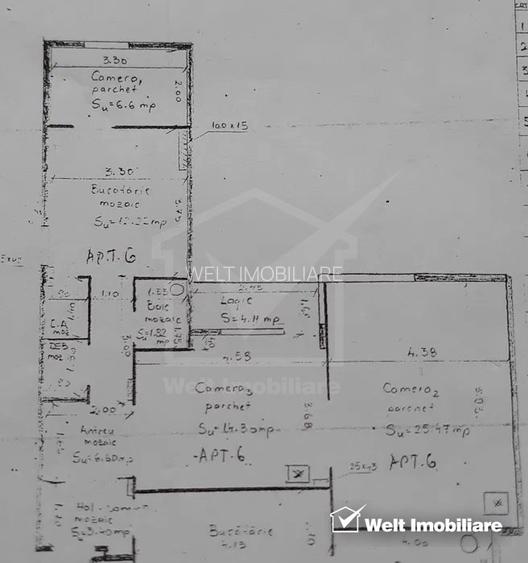 Apartament ultracentral zona 21 Decembrie - 3