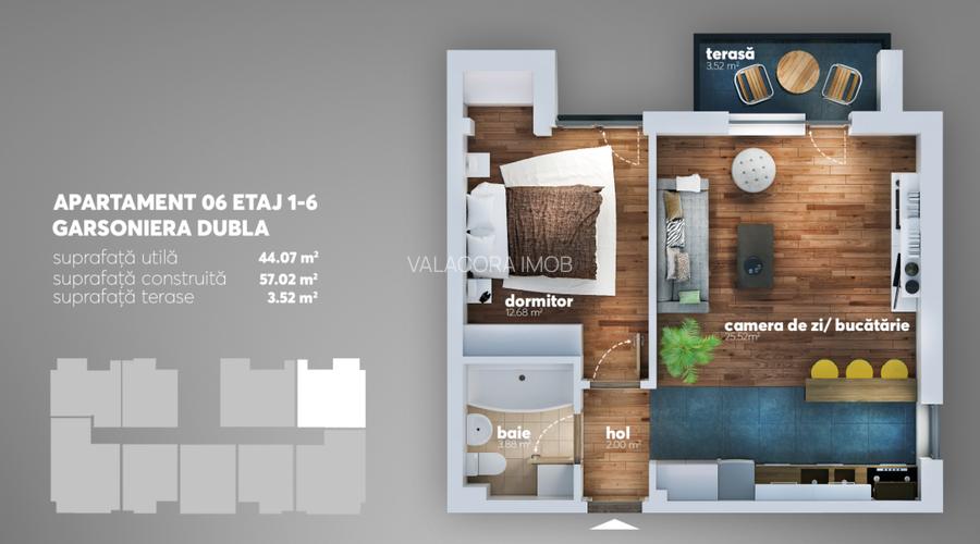 Apartamente 2 camere Aparatorii Patriei - 7