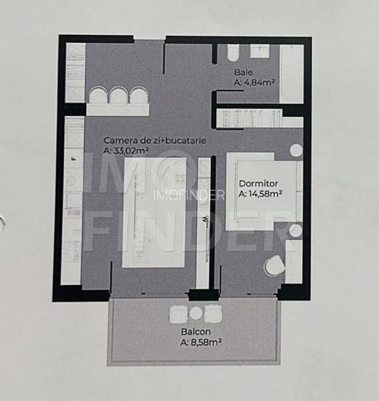 Vanzare apartament 2 camere, zona Soporului/Gheorgheni, imobil nou - 3