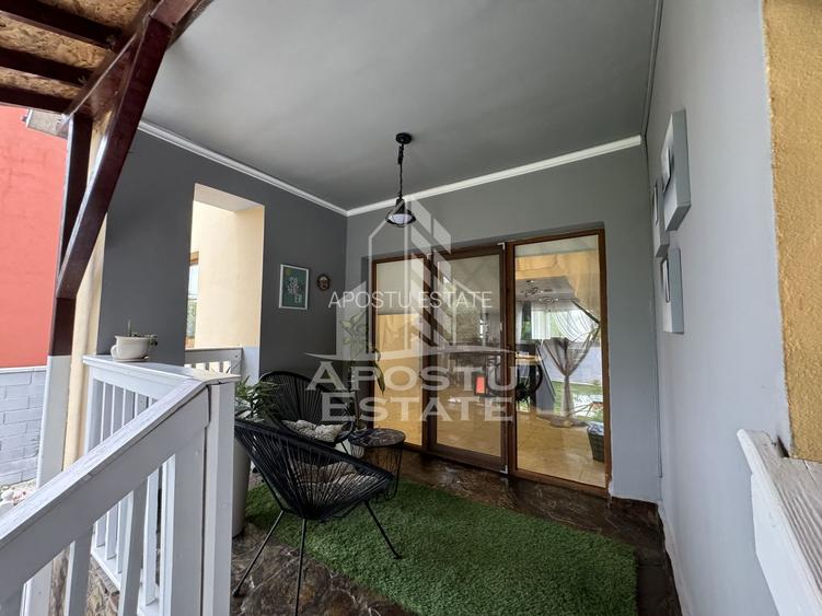 Duplex cu 4 camere si gar, P+1+M,mobilat si utilat, utilitati complete - 30