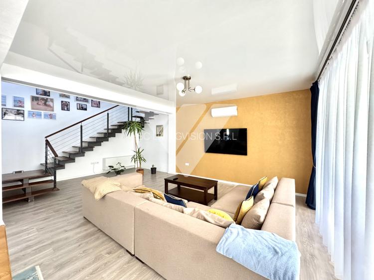 Casa de lux 4 camere terasa pivnita si teren 1007 mp Daia Noua Sibiu - 6