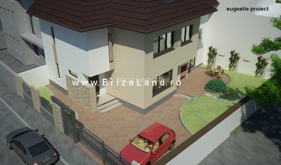 Bucurestii Noi, Laminorului, teren 202mp, d.=14.5m, casa demolabila - 3