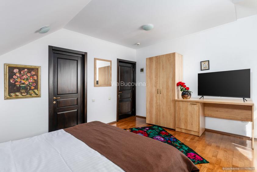 Casa de locuit sau vacanta 5 camere, 5 bai, 2600mp teren langa Humor - 21