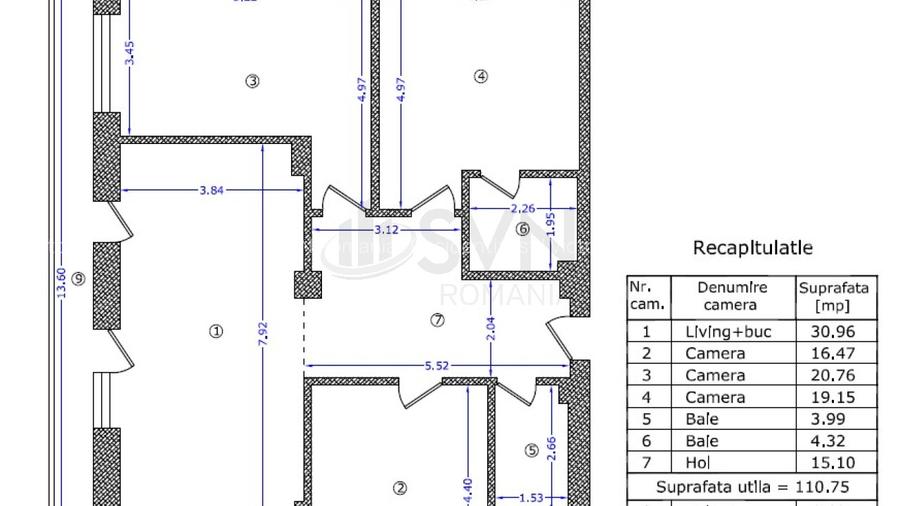 REA1019319 Apartament 4 Camere cu Terasa Bloc boutique - 8