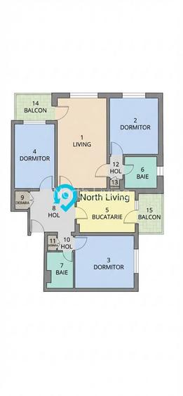 Apartament cu 4 camere Rahova - 7